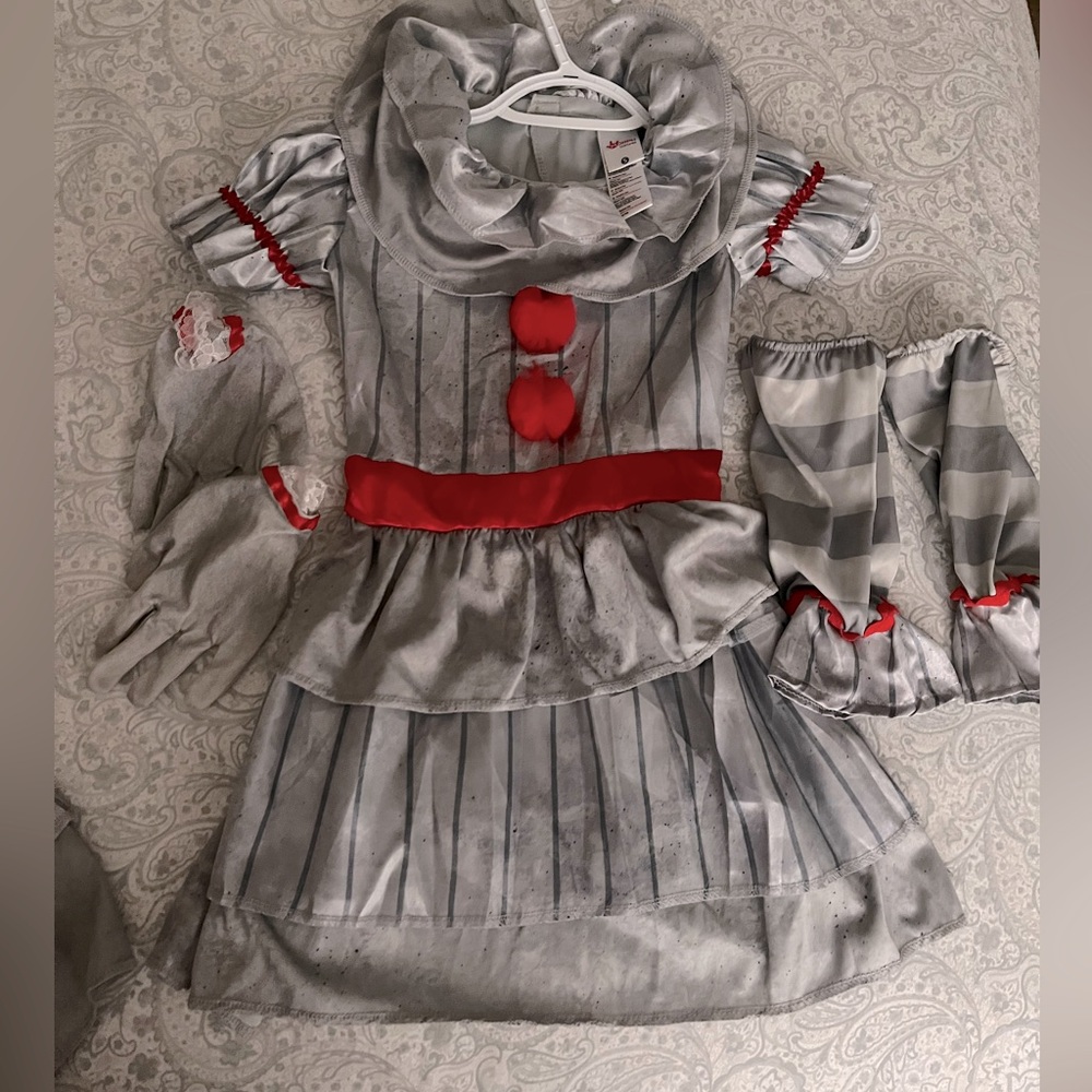 Clown costume kids medium pennywise